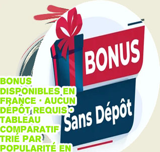 Casino en ligne bonus sans depot france